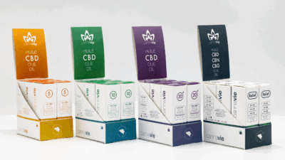 huile cbd pack différentes concentrations