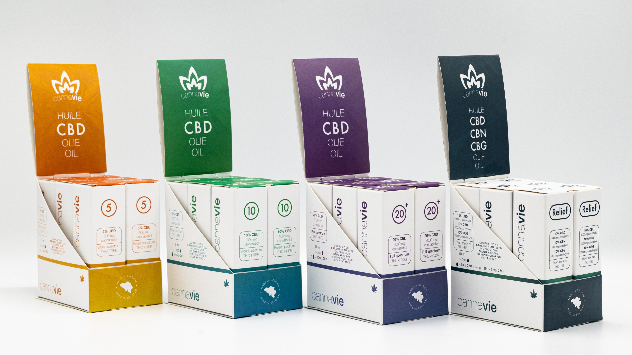 cbd oil pack various concentrations